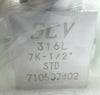 KITZ Super Clean SCV Bellows Valve Lot of 21 710507402 710507403 710507404 New
