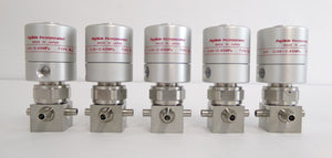 Fujikin 555025 316L-P Diaphragm Valve Type N.C. Lot of 10 Working