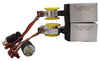 VAT 61234-KAGQ-BFS2 Butterfly Valve Control Series 612 Lot of 2 Working