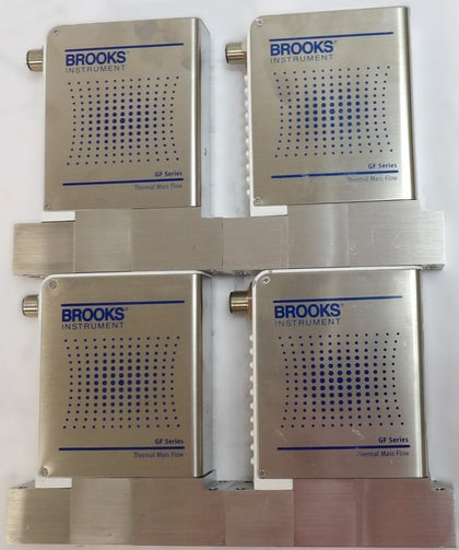 Brooks Instrument GF125C Mass Flow Controller MFC GF125CXXC Lot of 4 Working
