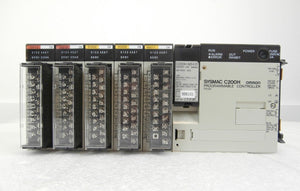 Omron SYSMAC C200H Programmable Logic Controller PLC Assembly C200H-CPU02 Used