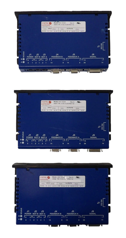 Copley Controls 800-1604A Servo Motor Controller Lot of 3 Working