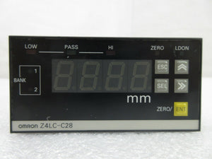 Omron Z4LC-C28 Parallel Beam Line Sensor NSR-S307E DUV Scanning System As-Is
