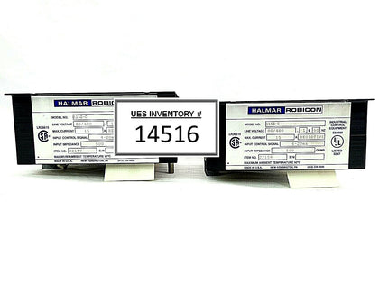 Halmar Robicon 22159 SSR Power Control Panel 115Z-C Lot of 2 Working Surplus