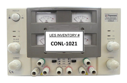 Topward 6306A Dual-Tracking Triple Output DC Power Supply Working Surplus
