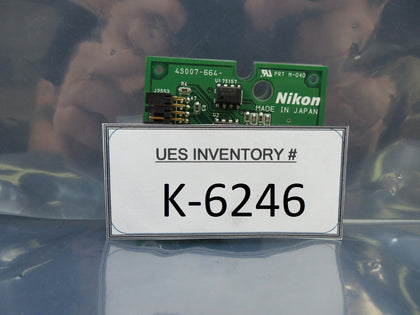 Nikon 4S007-664 Relay Sensor Board PCB FIAAF-SENSOR-D NSR-S306C System Used