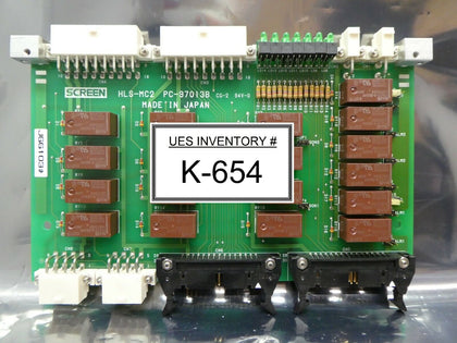 DNS Dainippon Screen HLS-MC2 Relay Board PCB PC-97013B Used Working