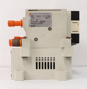 SMC VV5Q11-16-X1380 16-Port Pneumatic Manifold NP420-DN2A AMAT Working