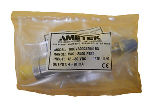 Ametek 100SV3000SM41B3 Pressure Transducer 3000 PSIG New Surplus