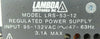 Lambda Electronics LRS-53-12 Regulated Power Supply Varian VSEA 4010061 New