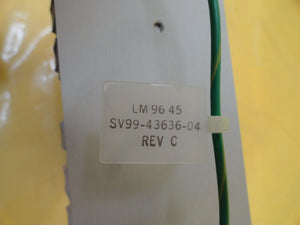 SVG Silicon Valley Group SV99-43636-04 Keyboard Panel 90S DUV System ASML Used