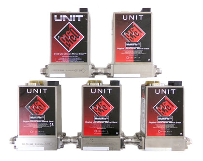 Celerity UNIT UFC-8161C UFC-8161 Mass Flow Controller MFC Reseller Lot of 5