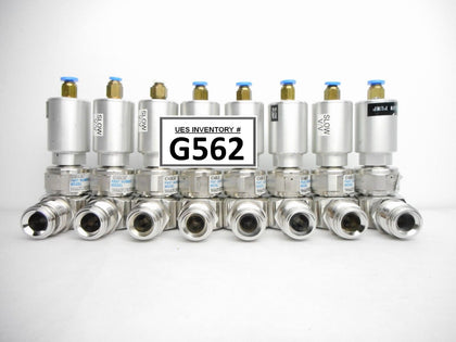 Parker 45400307 Diaphragm Valve 944AOPLPNCSFS8MF Reseller Lot of 8 Used Working