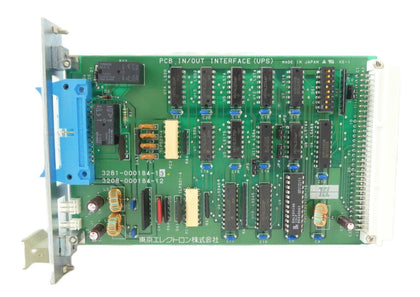 TEL Tokyo Electron 3281-000184-13 IN/OUT INTERFACE (UPS) PCB Card 3208-000184-12