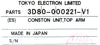 TEL Tokyo Electron ES3D80-000221-V1 Top Arm Conston Unit Working Spare