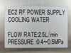 Hitachi UHF-121 EC2 RF Power Supply Cooling Water Control Panel M-712E Used