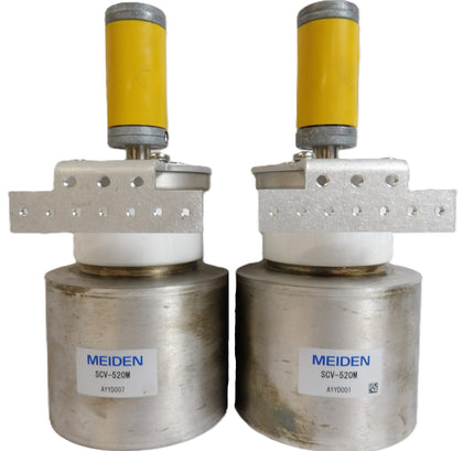 Meiden SCV-520M Variable Vacuum Capacitor Lot of 2 Working Surplus