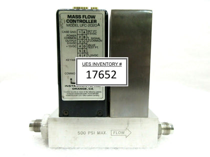 Unit Instruments UFC-2020A Mass Flow Controller MFC 30SLM N2 Used Working