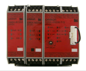 Omron G9SX-GS226-T15-RT Safety System Set of 3 G9SX-BC202-RT G9SX-NS202-RT Spare
