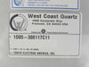TEL Tokyo Electron 1D05-300117C11 Quartz Ring F-8S-Q-260-6H Refurbished