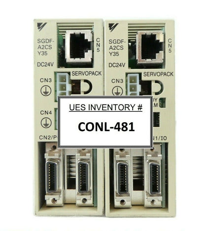 Yaskawa Electric SGDF-A2CSY535 Driver AMAT Reseller Lot of 2 Producer Working