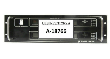 Power Ten D3C-21066/20166 DC Dual Output Power Supply D3 Series Tested Working