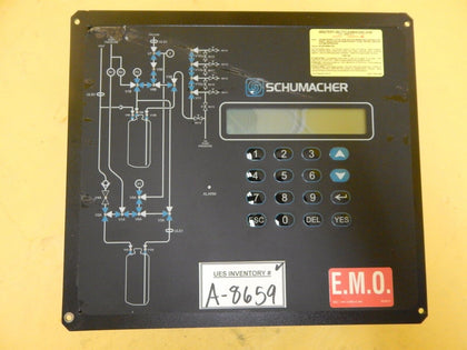 Schumacher 1730-3013 Vacuum System Control Panel Assembly Used Working