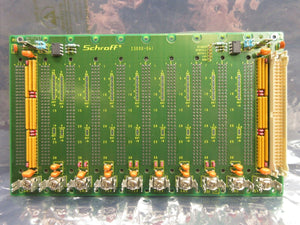 Schroff 23000-041 11 Slot Backplane Board PCB Bio-Rad Quaestor Q7 Overlay Used