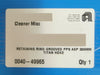 AMAT Applied Materials 0040-49965 300mm Titan Head Grooved Retaining Ring New