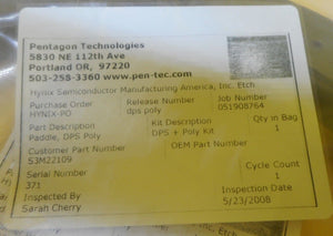 AMAT Applied Materials S3M22110 DPS Poly Locking Ring Used Working