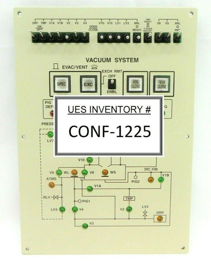 JEOL Vacuum System Control Panel BP102105 VAC PANEL PB JWS-7555S SEM Working