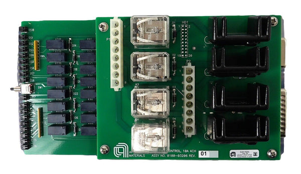 AMAT Applied Materials 0100-02745 Gas Heater Interlock Control PCB Wor ...