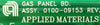 AMAT Applied Materials 0100-09153 Gas Panel BD PCB Working Surplus