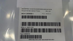 TEL Tokyo Electron D3.0 P35.6 W-LB N Shield Depo Some Wear Cleaned Used