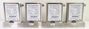 Brooks Instrument GF125C-204806 Mass Flow Controller MFC Lot of 4 Working