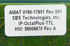 SBS Technologies CPCI-100A-FP Industry Pack Carrier PCB Card AMAT 0190-17950