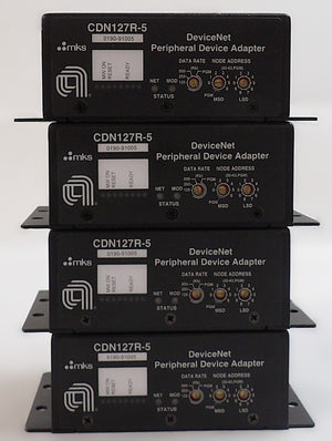 MKS Instruments CDN127R-5 DeviceNet Peripheral Adaptor Lot of 4 Working