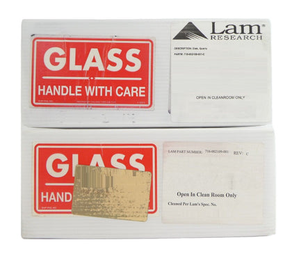 Lam Research 716-002109-001 Quartz Disk Reseller Lot of 2 Refurbished