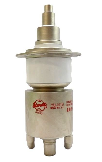 Eimac YU-191B Ceramic High Frequency RF Amplifier Tube Working Surplus