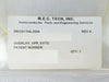 M.E.C. Tech MEC81156-200A Extended Lower Overlay Lot of 10 AMAT 0020-01060 New