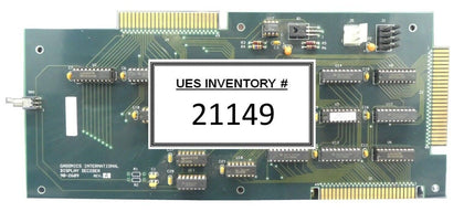GaSonics 90-2609 Display Decoder PCB Rev. A A89-014-01 Aura A-2000LL Working