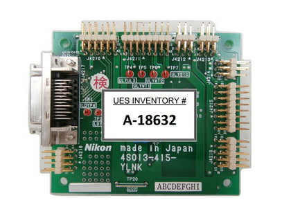Nikon 4S013-415 Interface Connector Board PCB YLNK NSR-S306C Working Surplus