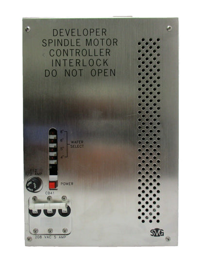 SVG Silicon Valley Group Developer Spindle Motor Controller 121-142F 90S Working