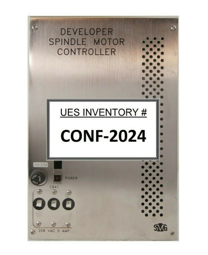 SVG Silicon Valley Group 99-38892-01 Developer Spindle Motor Controller Working