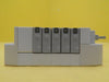 SMC 5-Port Pneumatic Manifold Lot of 2 SZ3360-5NLOZ-C6 Used Working