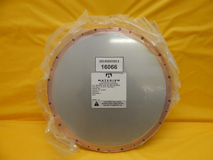 Materion Microelectronics 7113419 NiFe14 Bonded Target New Surplus