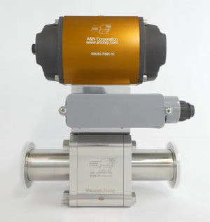 A&N Corporation 1539-S-N Pneumatic Vacuum Ball Valve Assembly New Surplus