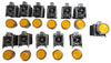 Schneider Electric XB4BW35B5 LED 22mm Push Button Switch Lot of 12 Working
