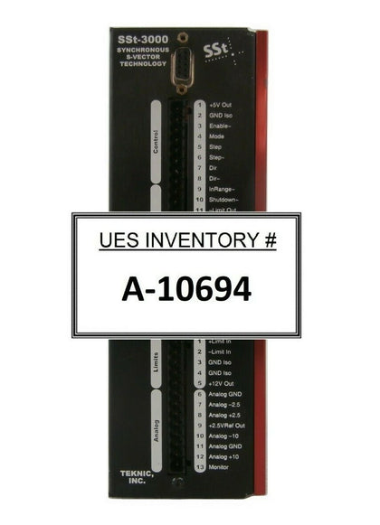 Teknic SST-3000-829 Servo Drive SSt-3000 Delta Design 2100840 2.0.7 9855 Working