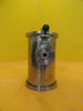 Fuji Seiki High Vacuum Nipple Tee Stainless QF100 ISO-LF to ISO100 SS-DLTW4 Used